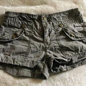 Army Green Levi's Jeans Brand Shorts